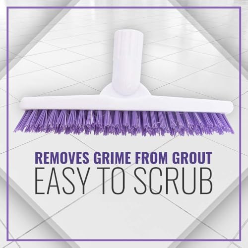 Fuller Brush E‑Z Scrubber Replacement Head – 9" V‑Trim Tile & Grout Brush Head Only, Compatible with Telescopic Handle (Sold Separately) – Deep Grime Cleaning Without Scratching - Image 5