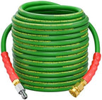 Pressure Washer Hose 50ft 4800PSI Non Marking 3/8’’ 4-Layer Structure by POHIR