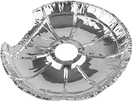 Round Electric Stove Burner Covers (50 Pack) 6 Inch and 8 Inch Disposable Stove Top Aluminum Foil Bib Liners, to Keep Kitchen Range Clean from Oil and Food Drips, Stock Your Home - Image 7