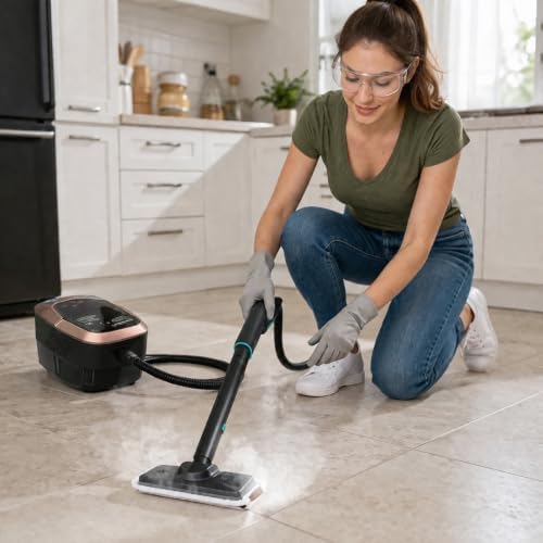 Handheld Steam Cleaner for Car Detailing & Home Deep Cleaning, 15s Fast Heat-Up, 1.8L Large Tank, with 15 Accessories for Grout, Furniture, BBQ, Floor - Image 4