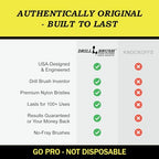 Drillbrush Drill Brush Attachment Set for Bathroom, Tile & Grout Cleaning - Image 5