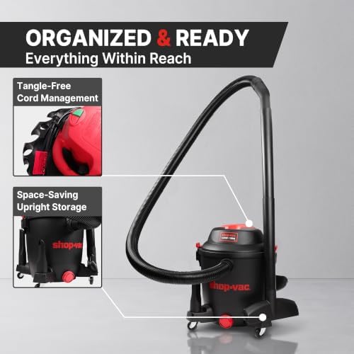 Shop-Vac 12 Gallon 3-in-1 Wet/Dry Shop Vacuum with Detachable Blower 5.5HP - Image 6