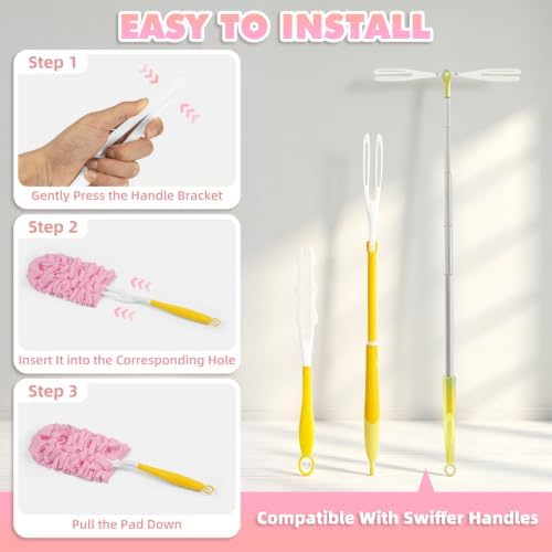 Upgraded Fleece Reusable Duster Refills for Swiffer (6 PCS) - Image 4