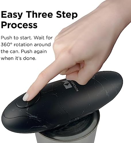Kitchen Mama Auto 2.0 Electric Can Opener, Marble Black - Image 2