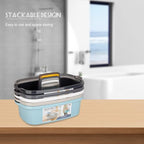 Large Cleaning Supplies Caddy Portable Shower Caddy Basket Clear Grey 2Pk - Image 5