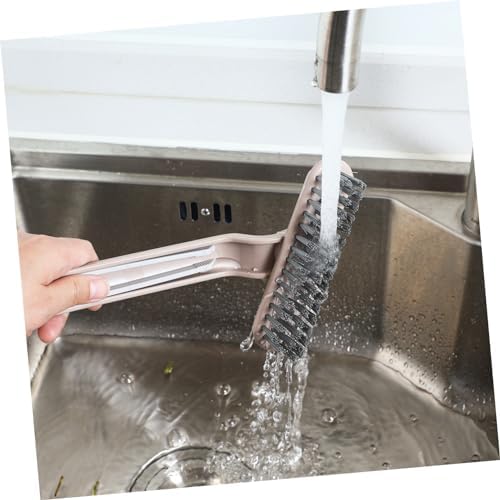 PRETYZOOM 3pcs Grout Cleaning Brush Hard Scrubbing Tool for Tile Shower Bathtub Gap Crevice Cleaning Rotatable Head Brush for Easy Use - Image 6