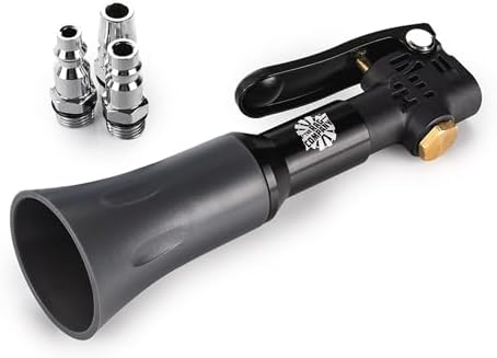 The Rag Company - Ultra Air Blaster Mini - Lift and Blast Dirt and Debris Away for Interior Detailing; Durable and Ergonomic Metal Design; Trigger Operated by TheRagCompany