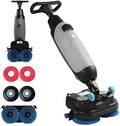 Commercial Floor Scrubber Machine, Electric Buffer Polisher, 17in by Unknown
