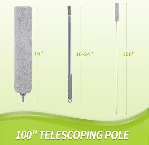 IVYROLL Skinny Duster with Extension Pole for Under Furniture - Image 7