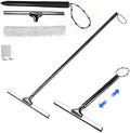 Tiiyee 2 in 1 Window Squeegee, Shower Squeegee for Glass Doors Floor Wiper by Tiiyee