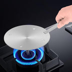 11Inch Heat Diffuser Plates for Gas Electric Stoves, Flygragon Stainless Steel Cooking Induction Adapter Plate for Glass Cooktop, Detachable Handle Induction Cooktop Converter Plate - Image 6