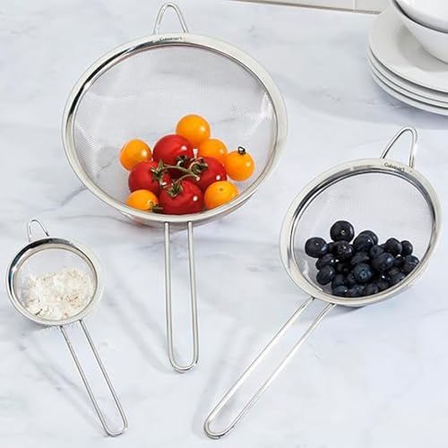 Cuisinart Mesh Strainers, Stainless Steel, Dishwasher Safe, 3-Count - Image 6