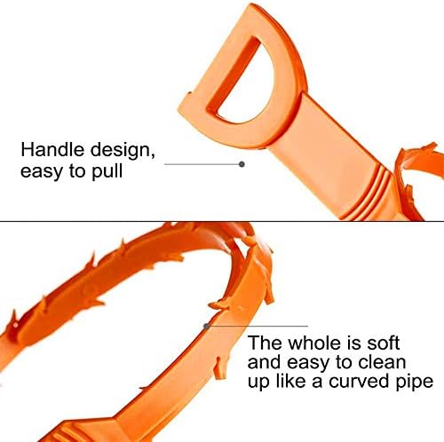 Drain Clog Remover Snake Tool for Hair and Debris, Unclog Toilet, Sink, Shower, Bathtub, Sewer - Image 5