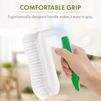 Amazer Scrub Brush for Cleaning Comfort Grip Shower Scrubber Flexible Stiff Bristles with Handle Heavy Duty Cleaner Brush for Tub Sink Carpet Floor - Pack of 4 (Blue+Green) - Image 5