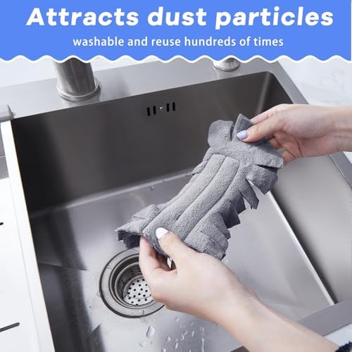 20 Pcs Reusable Duster Refills Washable Pads, Stylish Color - Image 5