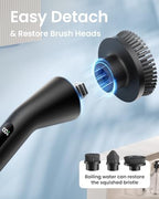 Electric Spin Scrubber, Power Shower Cleaning Brush with Extendable Handle - Image 4