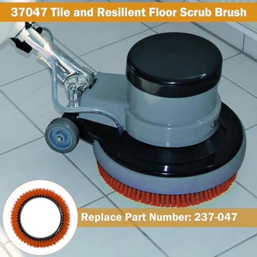 2 Pack 237047 Orbiter Orange Scrub Brush for Oreck ORB550MC Floor Machine - Image 4