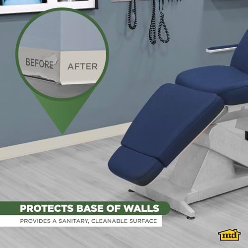 MD Building Vinyl Wall Base, Almond, 4in x 120ft, Dry Back, 0.08in - Image 3
