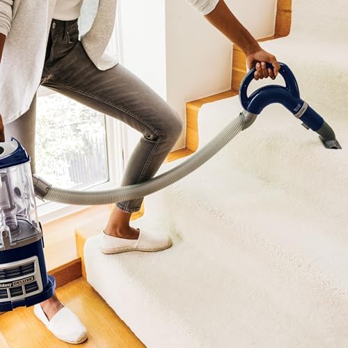Shark NV360 Navigator Lift-Away Deluxe Upright Powerful Suction Vacuum for Hardwood Floor, Carpet, Muti-Surface Spotless Cleaning with Large Dust Cup Capacity, Swivel Steering, Blue (Renewed) - Image 6