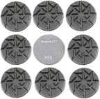 Diamond Polishing Pucks for Floor Grinding Machine, 3 Inch Resin Bond Discs for Concrete, Terrazzo, Marble, Granite, 800#, 9PCS - Image 2
