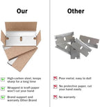 44pcs Ceramic Razor Blade Scraper Set with 4 Handles & 40 Blades, Glass Stove Top Scraper for Cleaning Oven Door, Window Scraper for Removing Paint, Stickers, Adhesive, Decals, Ceramic Blade Kit - Image 6