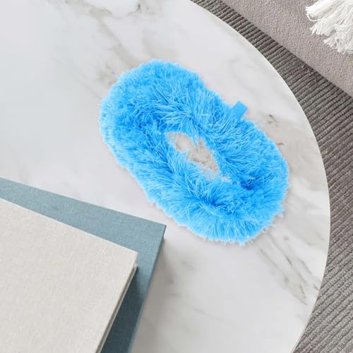 Ceiling Fan Duster for High Ceiling Fans, Cobweb Duster and Cleaner Tool Set for Vent Cleaning, Baseboard, Wall and Blind Cleaner, Without Pole Blue - Image 7