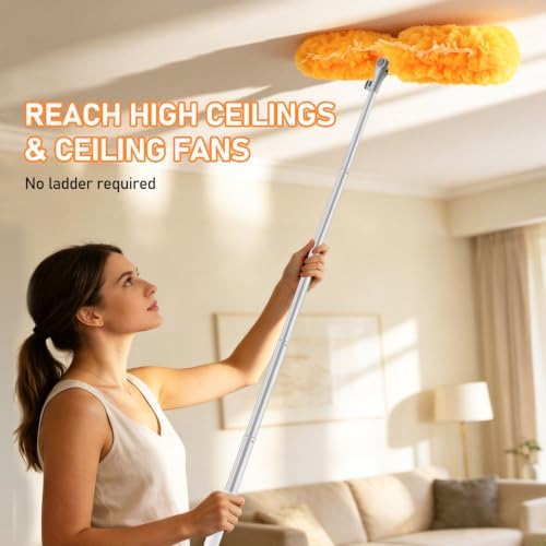 SetSail 6 ft Extendable Duster Handle Compatible with Swiffer Duster - Image 2