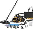 McCulloch MC1375 Canister Steam Cleaner, 90 Min Runtime, 20 Accessories by McCulloch