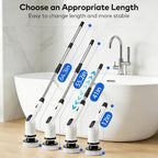Electric Spin Scrubber, Cordless Cleaning Brush with 7 Brush Heads - Image 5