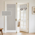 RYB HOME 100% Blackout Curtains for French Door, Privacy Lightweighted Door Window Curtains Thermal Insulated for Kitchen Living Room Easy to Install Blinds, W26 x L69 inch, 1 Pc, Taupe by RYBHOME