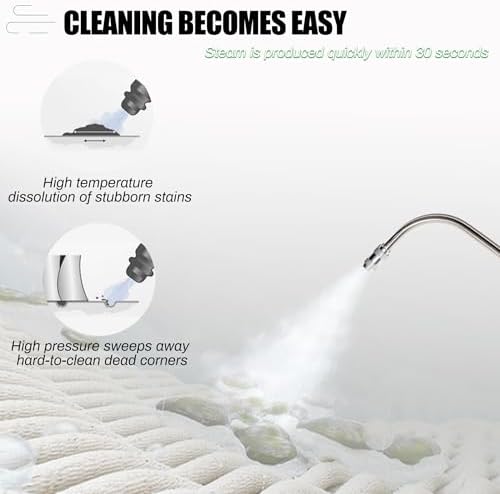 3300W High Pressure Steam Cleaner, ZPB140 Port A Blaster HVAC Coil Cleaning, High Temp Air Conditioning Steam Cleaning Machine, Heavy Duty Portable Steamer for HVAC, Car Detailing, Floor, Upholstery - Image 5