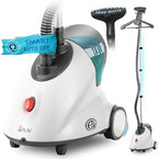 SALAV GS18-DJ Standing Garment Steamer with Smart Auto-Off, Wheels for Easy Movement, 1.8L Water Tank for 1hr Continuous Steaming, Adjustable Pole for Storage, with Descaler Packet, 1500 watts by SALAV