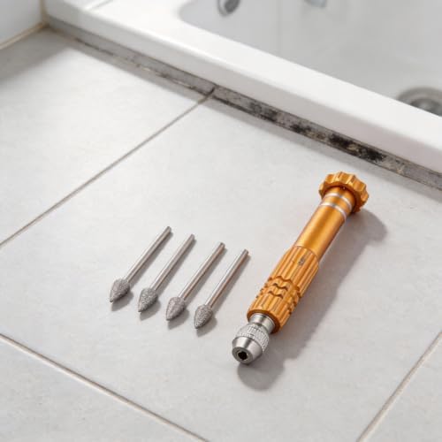 for tile Grout Cleaning Tool Set, Professional Screwdriver-Style Scraper for Easy Stain Removal - Image 6