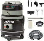 Dapper Supply Commercial Wet/Dry Vacuum Cleaner with Cold Water Extraction System, Complete Accessory Kit for Carpet, Upholstery & Hard Floor Cleaning, 1 Gal. Solution Tank, 3 Gal. Recovery Tank by DapperSupply