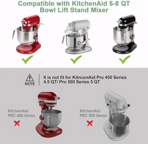 Mixer Slider Mat Compatible with KitchenAid 5-8 Quart Bowl-Lift Stand Mixer - Image 2