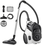 Eureka Bagless Canister Vacuum Cleaner, Household Vacuum for Home, White by Unknown