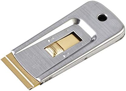 Razor Blade Scraper Tools (Set of 2), Window Scraper, Glass Cooktop Scraper & Paint Scraper, Car Decal, Sticker and Glue Remover Razor Holder with 10 Replaceable Single Edge Blades - Image 3