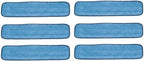 Real Clean 36 inch Microfiber Wet Mop Pads for Flat Mop Frames (Pack of 6) by RealClean