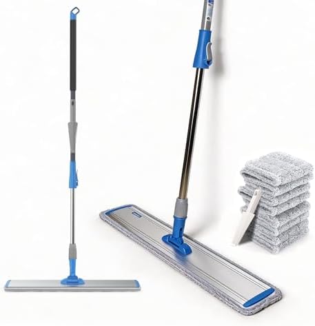 24 in Microfiber Wet & Dry Mops Heavy Duty Commercial Flat Floor Mop by YOUSHANGJIA
