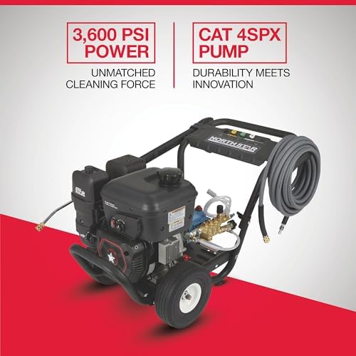 NorthStar Gas Cold Water Pressure Washer, 3,600 PSI, 3.0 GPM - Image 5