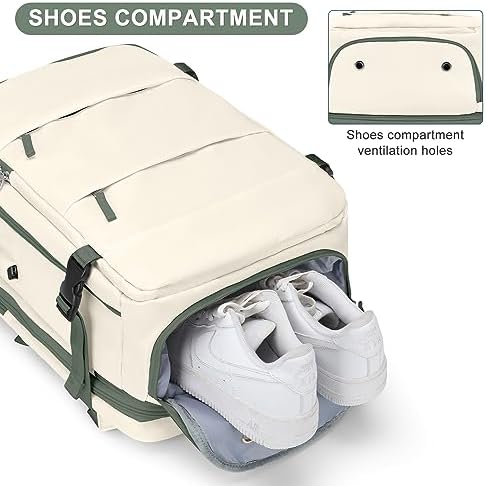 coofay Expandable Travel Backpack For Women Men Airline Approved Personal Item Backpack For Airlines Carry On Backpack Flight Approved Waterproof Backpack For Traveling On Airplane Travel Bag - Image 5