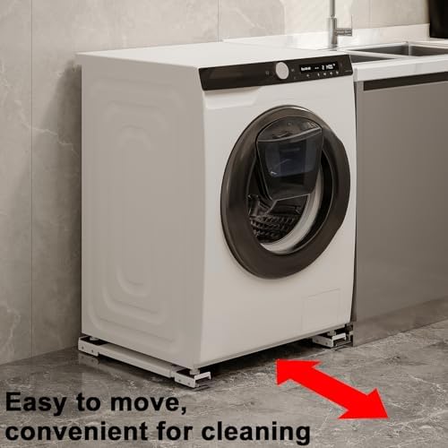 Appliance Rollers Heavy Duty,Max 32in,Second Generation Extendable Appliance Rollers Mobile Washing Machine Base Easily Move Washing Machines, Dryers, Refrigerators, Furniture (White) - Image 2