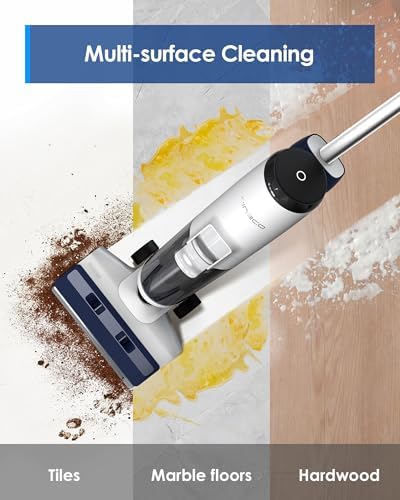 Tineco iFLOOR 5 Breeze Complete Wet Dry Vacuum Cordless Floor Washer, One-Step Cleaning for Hard Floors, Edge Clean, Auto Self-Cleaning, Lightweight & Cordless Design - Image 4