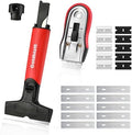 Goldblatt 2 Piece Razor Scraper Tool with 20-piece Blades, Razor Holder by GOLDBLATT