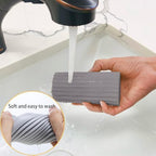 Damp Clean Duster Sponge 4 Pack Household Cleaning Sponges Reusable Dusting Sponge for Brushing Blind Glass Vents Window Mirrors Baseboards - Image 6