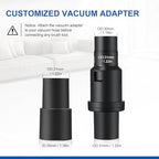 LANMU 9 Pack 1 1/4" Vacuum Attachments Compatible with Shark Navigator Lift-Away Models NV360 NV352 NV356E NV501 & Rocket HV301 HV322 Vacuum, Dryer Vent Crevice Tool Brush - Image 2