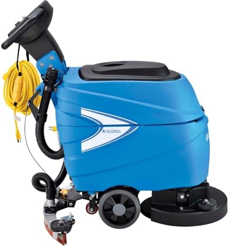 Global Industrial Commercial Electric Walk-Behind Ergo Auto Floor Scrubber - Image 2