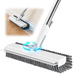 3 in 1 Floor Scrub Brush with Long Handle, Multi-Angle Swivel Head by HelpX