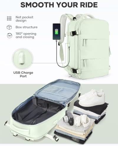 coofay Vacuum Backpack Travel with Pump Vacpack Travel Backpack with Vacuum System Compression Backpacks - Image 6