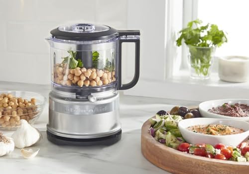 KitchenAid 3.5 Cup Food Chopper KFC3516CU, Contour Silver (Pack of 2) - Image 4